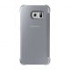 Original Samsung Galaxy S6 edge Clear View Cover Schutzhülle silber