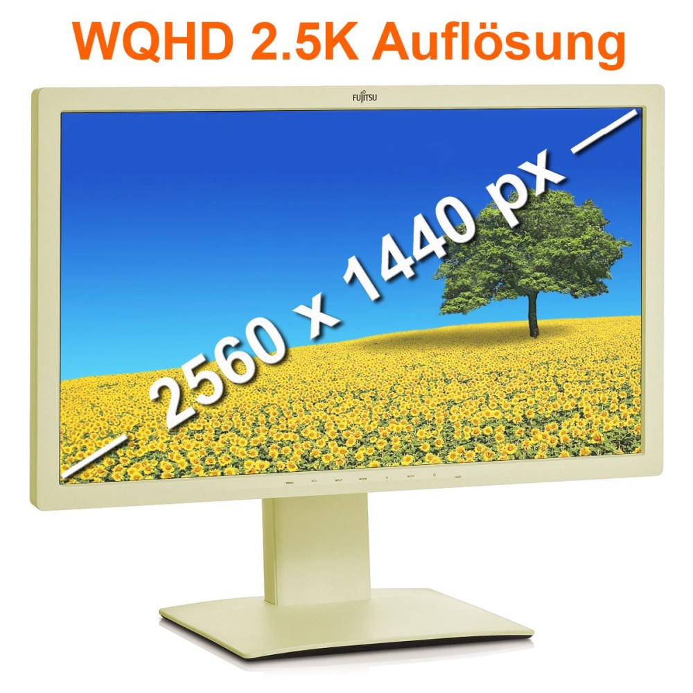 Fujitsu P27T-7 LED 27 Zoll 16:9 Monitor B-Ware vergilbt