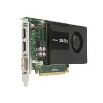 nVidia Quadro K2000 Grafikkarte 4GB GDDR5 PCI Express 2.0 x16 1x DVI-I 2x DP  