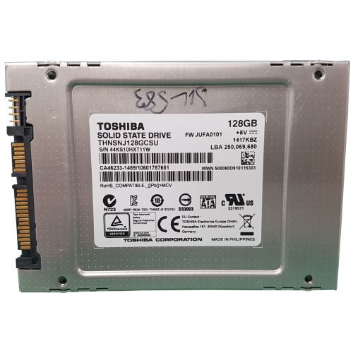 Toshiba THNSNJ128G SSD (Solid State Drive) 128GB 2,5 Zoll SATA III 6Gb/s