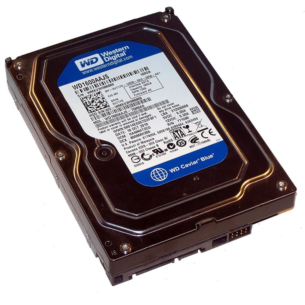 Western Digital WD1600AAJS HDD 160GB 3,5 Zoll SATA I 1.5Gb/s