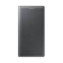 Original Samsung GALAXY A3 (2015) View Cover Schutzhülle Kunstleder schwarz