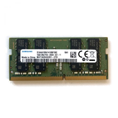 Samsung 16GB 2Rx8 PC4 2666V Laptop RAM