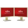 2x Fujitsu B22W-6 LED 22 Zoll Doppelpack B-Ware 1680x1050 Gehäuse vergilbt Bundle VGA DVI DP