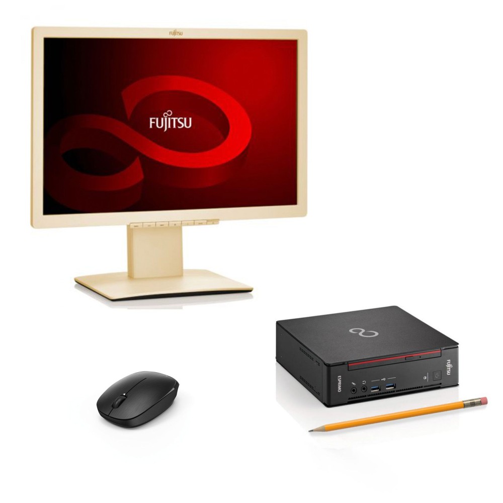 Einsteiger Heim- und Büro Arbeitsplatz aus PC mit Intel i5 und 22 Zoll Monitor