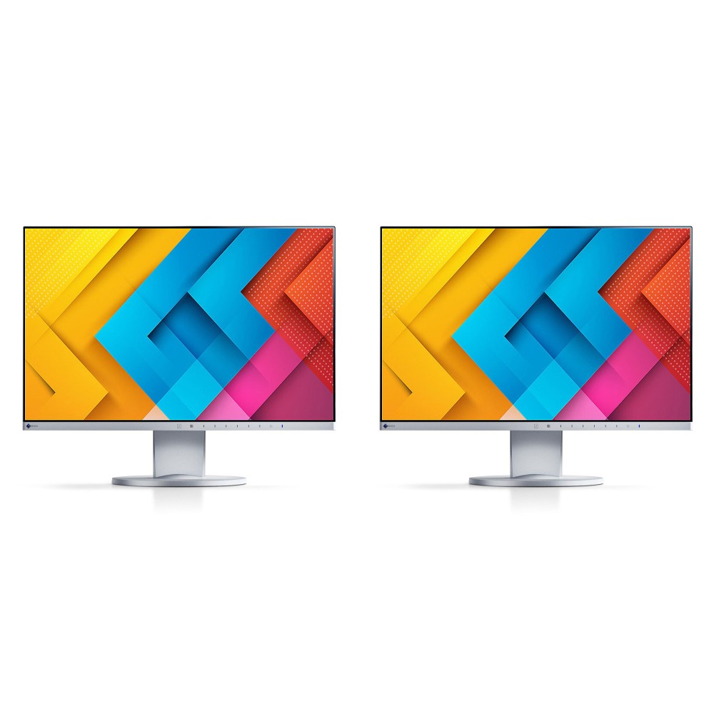 Doppelpack 2x EIZO EV2455 24 Zoll 1920x1200 A-Ware HDMI DP Lichtgrau,Monitor,Bildschirm