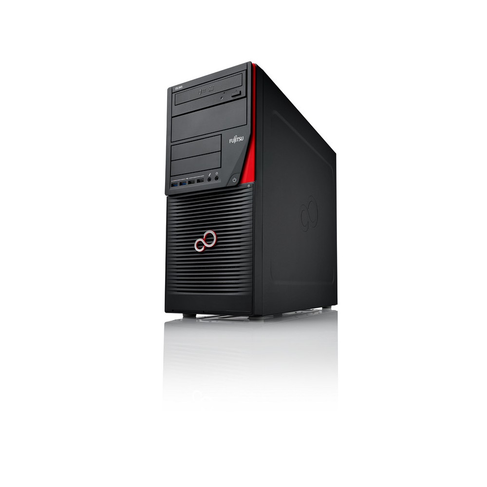 Fujitsu CELSIUS W550 Intel Xeon E3-1280 v5 SSD + 750 GB HDD NVIDIA® Quadro® K2200 Win11 Pro Tower
