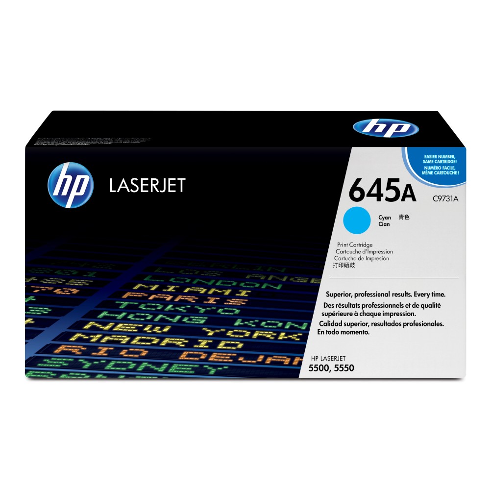 HP 645A Cyan Original LaserJet Tonerkartusche NEU OVP